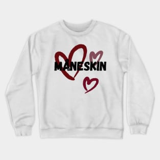 Love Måneskin. Hearts Crewneck Sweatshirt